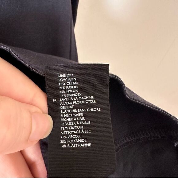 COS Women's Peplum Long Sleeve Top Size S Navy Blue - Picture 4 of 4